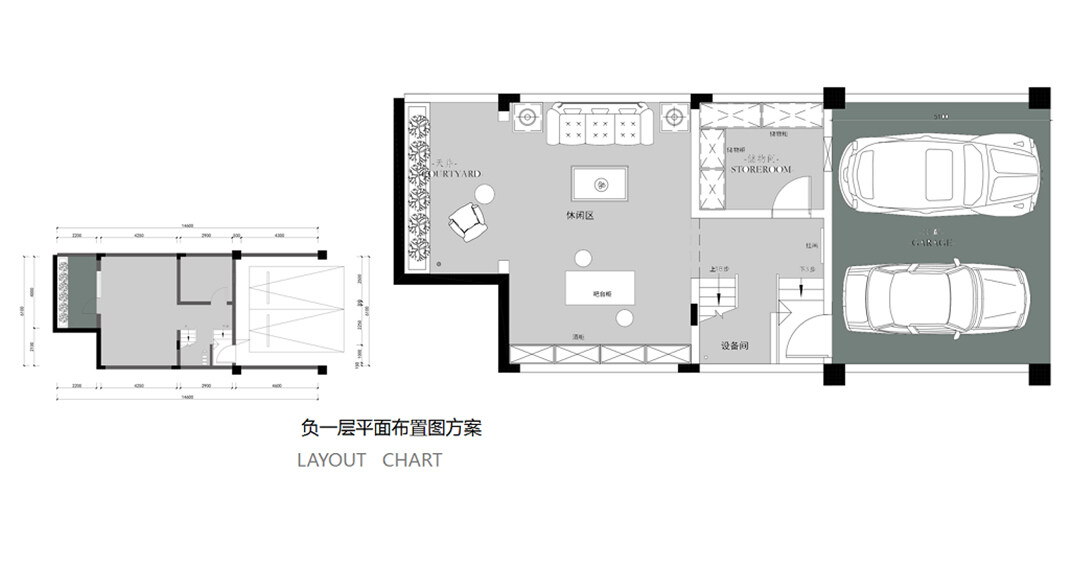 荷塘月色188㎡別墅負(fù)一層戶型平面布局圖.jpg